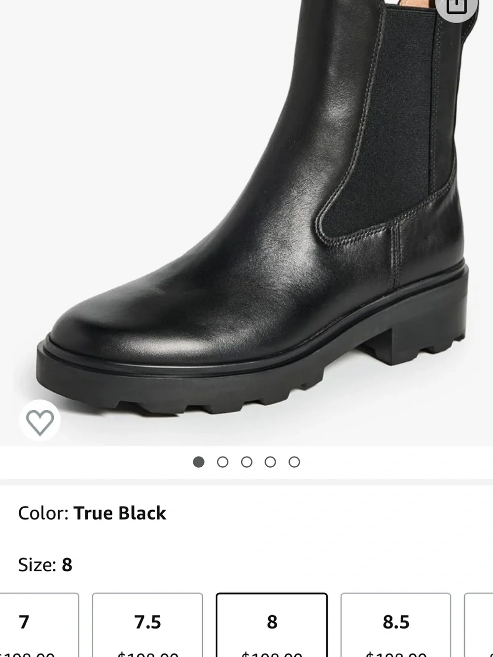 Everlane Black Leather Zip Ankle Boots